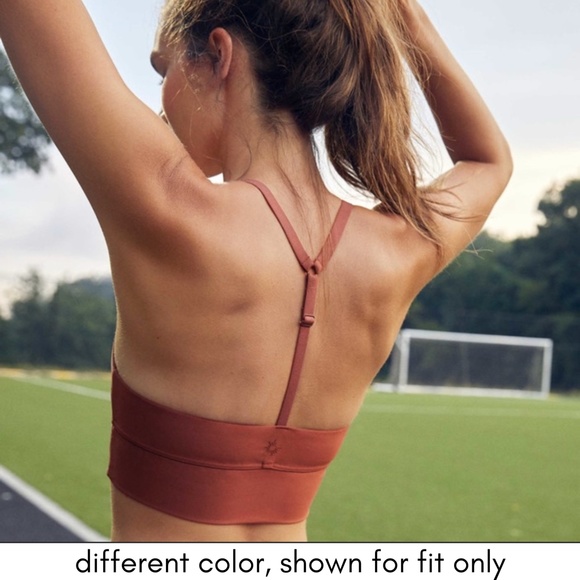 NEW Aerie Offline Shine Racerback Sports Bra Black Small - Picture 4 of 15